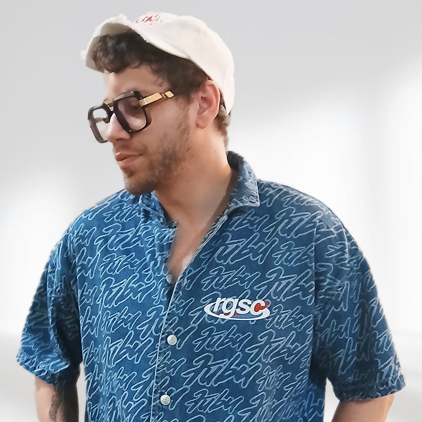 RGSC & Fubu Denim Short Sleeve Shirt