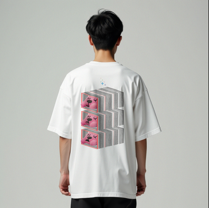 Sleep Prism Gradient Oversized Tee – Limited Edition