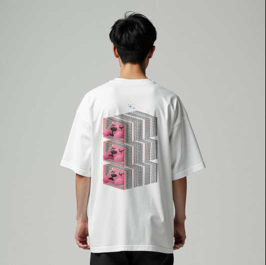 Sleep Prism Gradient Oversized Tee – Limited Edition