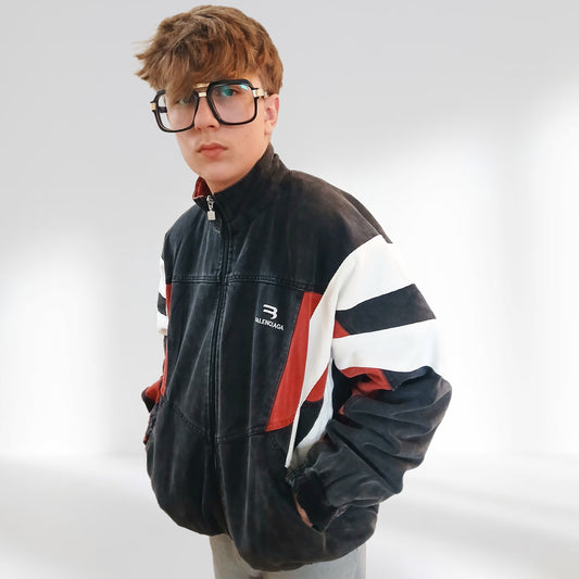 RGSClub X Balenciaga Denim Track Jacket