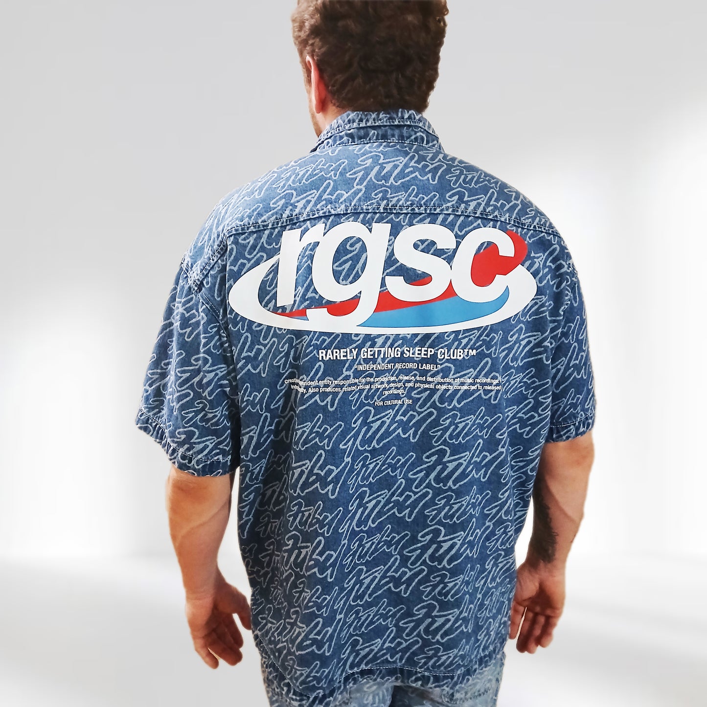 RGSC & Fubu Denim Short Sleeve Shirt