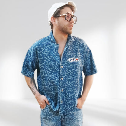 RGSC & Fubu Denim Short Sleeve Shirt